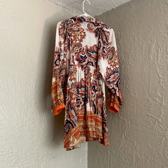 Colorful Free People dress small/petite sizing. - Picture 2 of 2